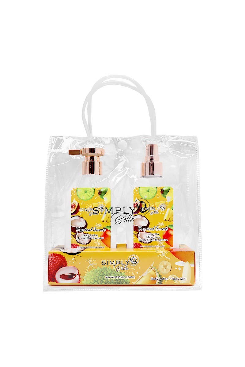 Simply Bella Tropical Body Lotion & Body Mist Set